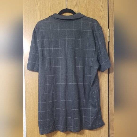 NWT VanHeusen Flex Black Polo Shirt Size XL - Picture 2 of 3